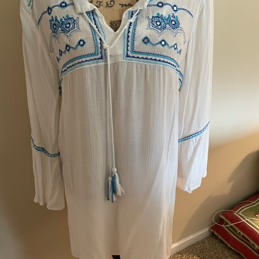 Item 10….BOHEMIAN top with tassel feature- 3/4 sleeve